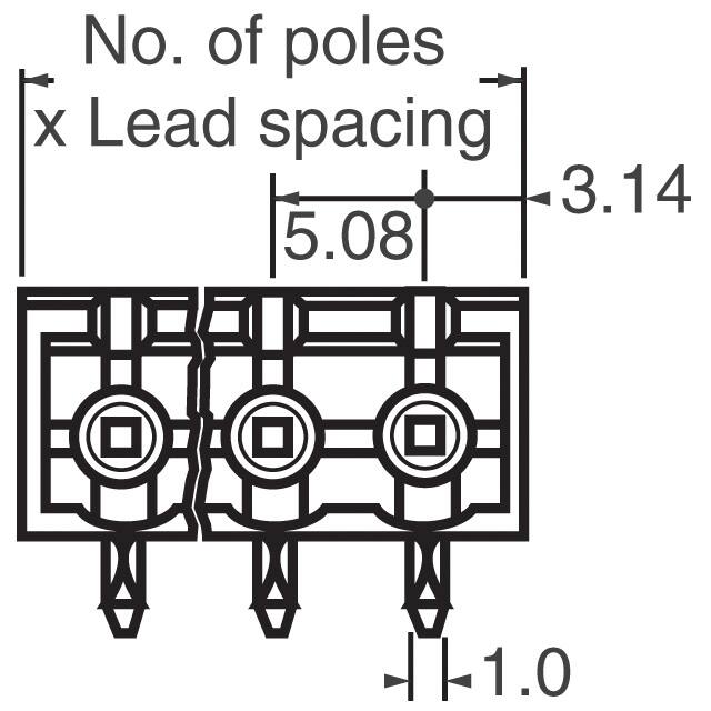 EDSTL950/24 On Shore Technology Inc.  Headers Plugs and Sockets